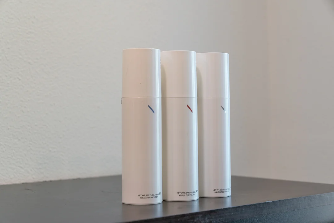 Producten en tools opgesteld in de salon